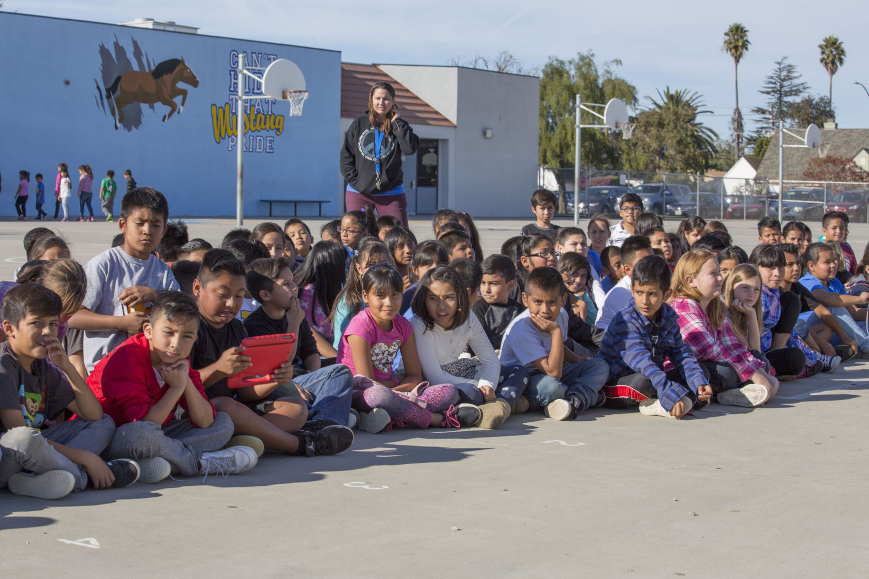 Miller Elementary Dedicates Buddy Bench